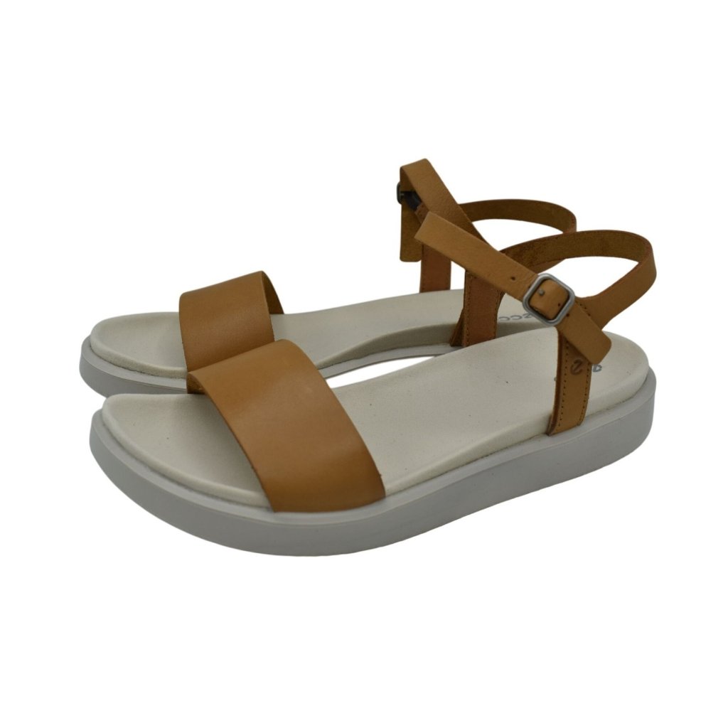 Ecco Womens Size Eu 41 Us 10-10.5 Flowt Lion Leather Strappy Sandals Shoes